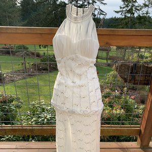 Juno Dress Collectio Ivory Lace Evening Gown
